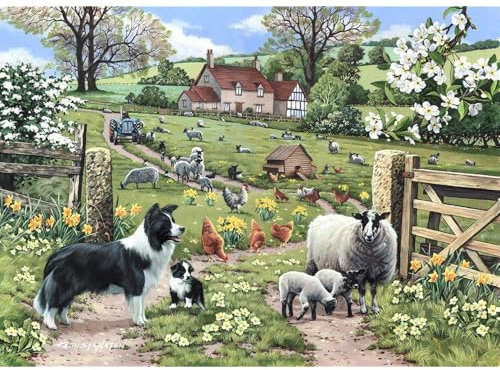 The House of Puzzles - Early Learning Jigsaw - 1000 Piece Jigsaws For Adults, Artist Illustrated, Scenic Landscape, Deluxe Puzzle Gifts