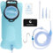 Topquafocus Trousse de Lavement Portable Anel Duche Pour Hommes sac de Lavement pour Hommes Femmes Nettoyage du Côlon 2L