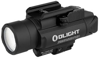 OLIGHT Baldr Pro Lampe Tactique Puissante avec Pointeur Réglable Trois Modes d’Éclairage 1350 Lumens 260M pour Chasse Recherche Rail Picatinny Et GL