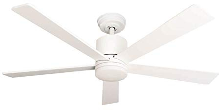 Pepeo Pepeo Tibu Energy Saving Ceiling Fan 132 cm with Remote Control and LED Lighting, White