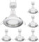 ledscom.de 6 Stück LED Decken-Einbaustrahler CIRC chrom matt GU4,914W 450lm warm-weiß