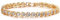 KZZENKI Tennis Bracelets for Women 14K Plated Gold 4mm Cubic Zirconia Bracelets