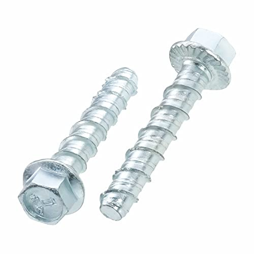 Betonschrauben verzinkt Option 1 Sechskantkopf 6 x 40 mm - 100 Stück
