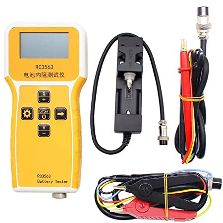 Jieotwice RC3563 Batterietester Handheld Batterie Innenwiderstand Tester Blei Lithium Nickel Chrom Batterietester (Standard Probe)