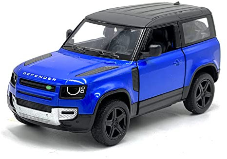 通用 Scala 1:32 Modellino da collezione in scala defender (Blu), Automobile, SCULPTURE, per collezionisti, appassionati di modellismo, Tutti