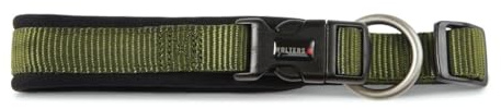 Wolters Halsband Professional Comfort, Farbe:Olive/schwarz, Größe:60-65 cm x 35 mm