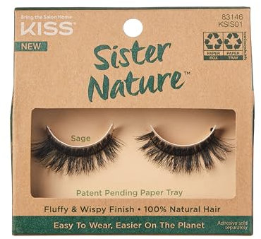 KISS Sister Nature Collection Lashes - Will 100% natürliches Haar