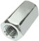 AERZETIX - C58226 - Satz mit 5 Verbindungsmuttern sechseckig verlängert M12x36mm - verlängerungsmutter für metrisches gewinde - verzinkter stahl