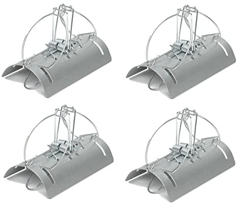 Trappola a Tunnel per Talpe e Arvicole – Trappola Professionale in Metallo Zincato, Riutilizzabile ed Ecologica (1) (4)