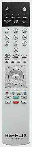 Re-Flix Ersatzernbedienung Assist 1 Assist 2 für Loewe TV Individual 26 Selection (65412V77)