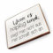 Kühlschrankmagnet mit Spruch - W - Handmade aus Buchenholz - Magnet für Kühlschrank Süß Witzig Lustig - Küchen Kühlschrank Deko 6.5cm x 5cm - Geschenk-Idee (Wenn es holprig wird)