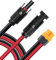 ZkeeShop Solarladekabel Solarstecker auf XT60 Adapter Stecker Solarpanel Verlängerungskabel 12AWG Kabel Kompatibel für Ecoflow DELTA River 2 Max Pro Mini Bluetti Solargenerator Powerstation 1.5M