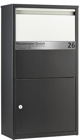 Haussmann BOX390 - Buzón para paquetes (tamaño XXL, incluye 4 llaves)