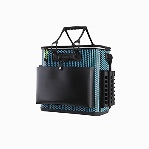 Angeleimer Angelködereimer Angelfass Integrierter verdickter Fischschutz Barrel Trolley Eva Wasserdichter Live Fish Barrel Fishing Box Tragbarer Fish Bucket Live Fish Box Einfach und praktisch (Color