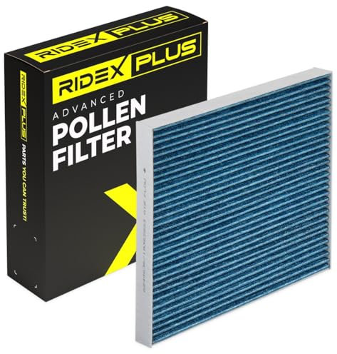 RIDEX PLUS Filtro abitacolo 424I0494P Filtro al carbone attivo & con effetto antiallergico & con effetto antibatterico & Filtro per polveri fini (PM 2.5) Altezza: 34 Larghezza: 204 Lunghezza: 240