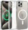 Qasyfanc Hybrid Magnet Hülle Kompatibel mit iPhone 15 Pro KameraschutzHülle, Kompatibel mit MagSafe Magnetisch für Dünn Transparent Militärschutz Hülle iPhone 15 Pro Case, Klar