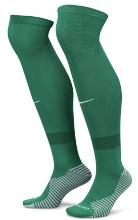 Nike U NK Strike Kh-Wc22 Team Chaussettes, Vert pin/Vert Gorge/Noir/Blanc, L Mixte