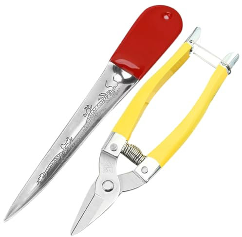 Lurrose Kit De Vannerie - Outils De Tissage Du Rotin, Piquet De Panier En Osier, Pioche Et Outil De Réparation - Pour Tisser Corbeille En Métal