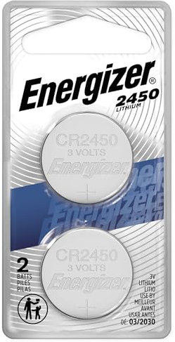 Energizer Lot de 2 piles bouton au lithium 2450