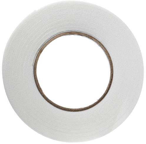 YoiYee Doppelseitiges Schaumstoff-Klebeband, 8 mm breit, stark klebend, ideal für Montage- und DIY-Projekte, 10 m (L) x 8 mm (B) x 1 mm (T)