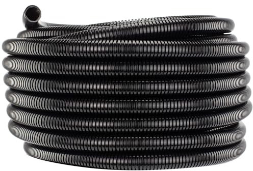 KabelDirekt – Kabelschutz-Rohr, Leerrohr/Wellrohr, 10 m lang – 28,5 mm Durchmesser außen / 23 mm innen – universeller Wellschlauch zum Schutz und zur Isolierung von Kabeln und Schläuchen, geschlitzt