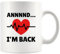 Annnnd…I’m Back Recovery Gifts Heart Surgery Heart Attack Survivor Heartbeat For Coronary Artery Patient From Doctor Nurse Ceramic Mug 11 oz White