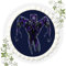 FONDANT Tortenbild, Zuckerbild mit Motiv, Essbares Foto für Torten, Tortenbild, Tortenaufleger Ø 20cm FONDANT Black Panther Nr. 8