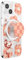 PopSockets Hülle für iPhone 15 mit rundem Griff kompatibel mit MagSafe, Hülle für iPhone 15, kompatibel mit kabellosem Laden, Disney - Minnie Checker Flower