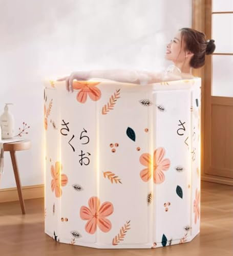 Faltbare, Bewegliche Badewannen, Keine Installation Erforderlich, Tragbare Große Badewanne, Kryotherapie Und übungskühlung, Isolierter Eiskübel Für Den Innen- Und Außenbereich, Praktische A(Size:80cm)