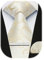 Enlision Herren krawatte Gold Paisley Krawatte und Taschentuch Krawattenklammer Set Champagner Krawatte und Taschentuch Krawattenklammer Herren Hochzeit Business Verwendung