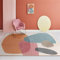 LKTRUK 50X80Cm Orange Farbe Auslegware Teppichboden Rechteckiger Korridorteppich, Innenbalkonteppich, Waschbar Auslegware Teppichboden Auslegware Teppichboden 1Ft 7.7''X2Ft 7.5''