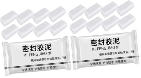 Gadpiparty 40 Stk caulkmate wall repair paste Abdichtungsmasse für Klimaanlagenrohre Trockenbau-Lochfüller Wandspachtel für Löcher klimaanlage lochdichtmasse ton Rohrdichtmittel Zement Weiß