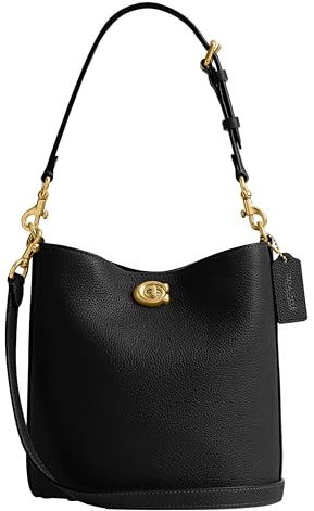 Coach Willow Soft Bucket Bag 19, Schwarz, Einheitsgröße