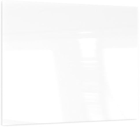 Allboards magnetische Glastafel, verschiedene Größen, beschreibbar, leicht abwischbar, modernes und elegantes Design 120x120cm Bianco OPTIWHITE