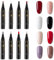 Bettinay 8 Colors Nail Polish Pen, 3 in 1 One Step Gel Nail Varnish Pen for Women Girls