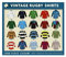 Coach House Iconic Vintage Rugby Jerseys “Sport Through The Ages” Retro 1000 Piece Classic Jigsaw Puzzle, Gifts For Men, Challenging Puzzles for Adults