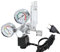 CO2 Regler für Aquarien, CO2 Druckminderer für bepflanztes Aquarium Dual Gauge Display, mit Blasenzähler Rückschlagventilanlage und Magnetventil, DIY CO2 System Schnittstelle W21,8