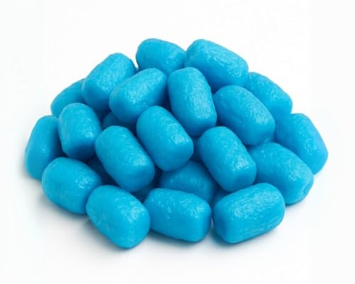 Verpackungschips Blau Ovalform Bio 10-400L | aus Pflanzenstärke | 100% biologisch abbaubar und kompostierbar Füllchips Polsterchips Polstermaterial Füllmaterial (400)