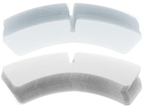 CLISPEED Stecche per Colletti Camicie Uomo in Plastica Impermeabili Supporto Adesivo, 100 Pezzi per Mantenere Rigidezza e Forma del Colletto Elegante e Invisibile
