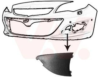 Van Wezel Abdeckkappe Links 3753493 | Kompatibel mit: OPEL ASTRA J, ASTRA J Caravan, ASTRA J Stufenheck