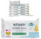 Kit & Kin Premium Eco Baby Wipes, 600 Wet Wipes (10 packs) | Biodegradable Plastic-Free & Super Soft | 99% Water | Hypoallergenic & Dermatologist Approved | Fragrance-Free | New & Improved Formula