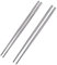 iBasingo Palillos chinos de titanio, palillos chinos antideslizantes ultraligeros y redondos, cubiertos portátiles reutilizables para camping, para barbacoa, sushi, uso diario Ti1003T