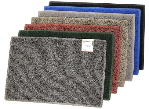 Nicoman Dirt-Trapper Barrier Door Mat Heavy Duty Outdoor Indoor Floor Matt(60x40cm,Pink)