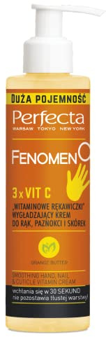 Perfecta Fenomen C Vitamin-Handschuhe Glätten Creme für Hände, Nägel und Nagelhaut
