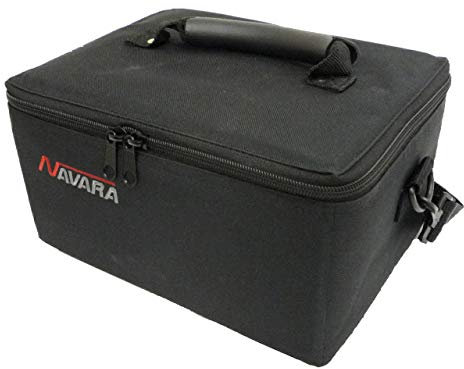 Navara NH Étui pour figurines avec plateaux pour transporter 75 troupes jusqu'à 40 mm de haut sur des bases de 32 mm dans 3 plateaux