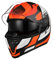 ORIGINE Integral-Helm Full-Face Motorrad-Helm ECE mit Visier (Advanced Fluo orange-blk MATT, M)