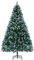 Yaheetech 6ft Frosted Artificial Christmas Tree with 650 Tips Hinged Snow Dusted Spruce Xmas Holiday Decorative Tree with Foldable Stand