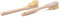 BawiTec Stielbürsten Reinigungsbürsten Schrubberbürsten Handbürsten Harte Borsten weiche Borsten Holzbürsten Verschiedene (gelb 2X 25,5cm)