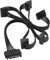 zdyCGTime Câble Répartiteur SATA 15 Broches 1 Vers 5 - Câble D'alimentation pour HDD, SSD, Lecteur Optique (1 Pièce)