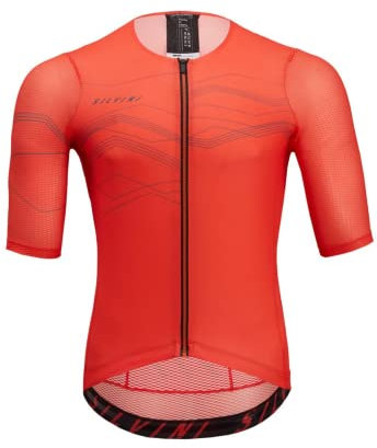 SILVINI Legno Atmungsaktives Rennradtrikot Herren Radtrikot Herren Kurzarm Radtrikot Herren Kurzarm Fahrradtrikot Herren Rennrad Trikot Fahrradtrikot Herren Kurzarm Trikot Herren Fahrrad Trikot